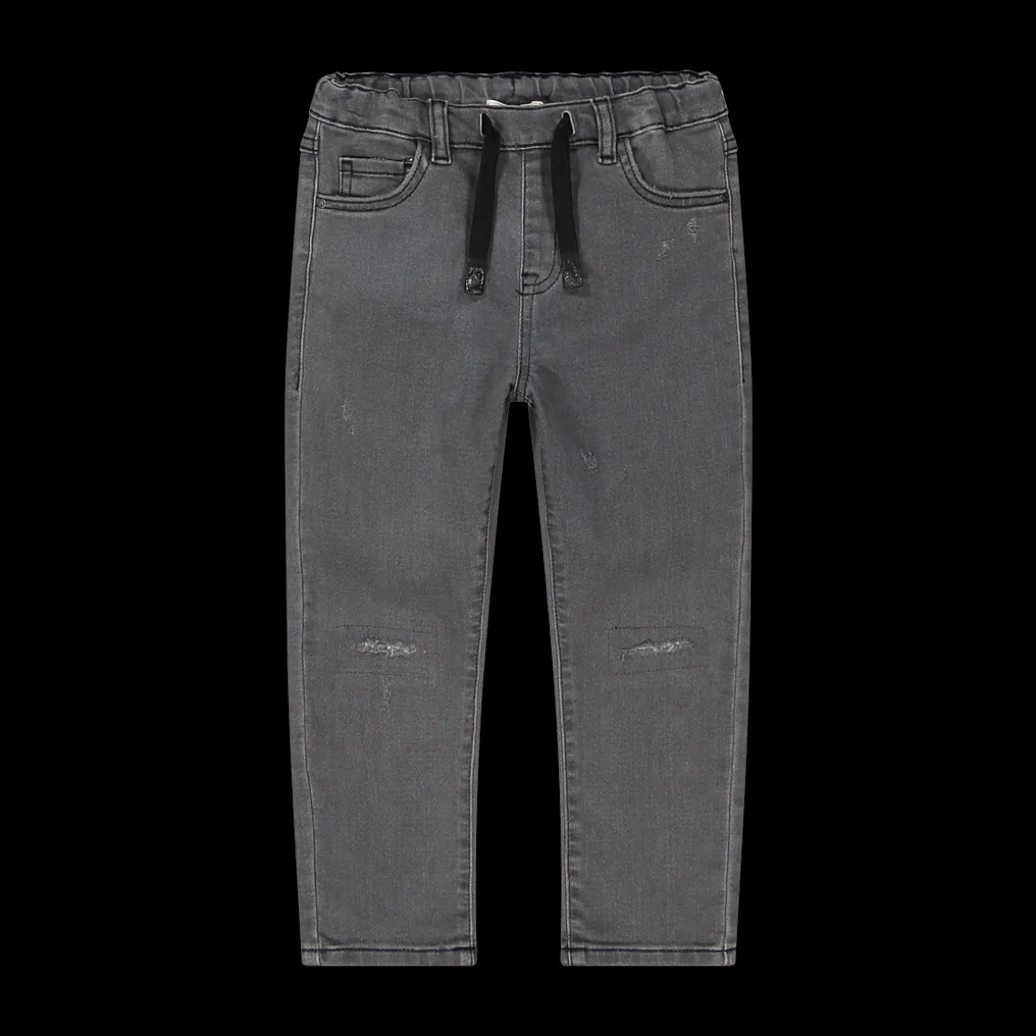 Pantalone con coulisse in felpa denim per ragazzo