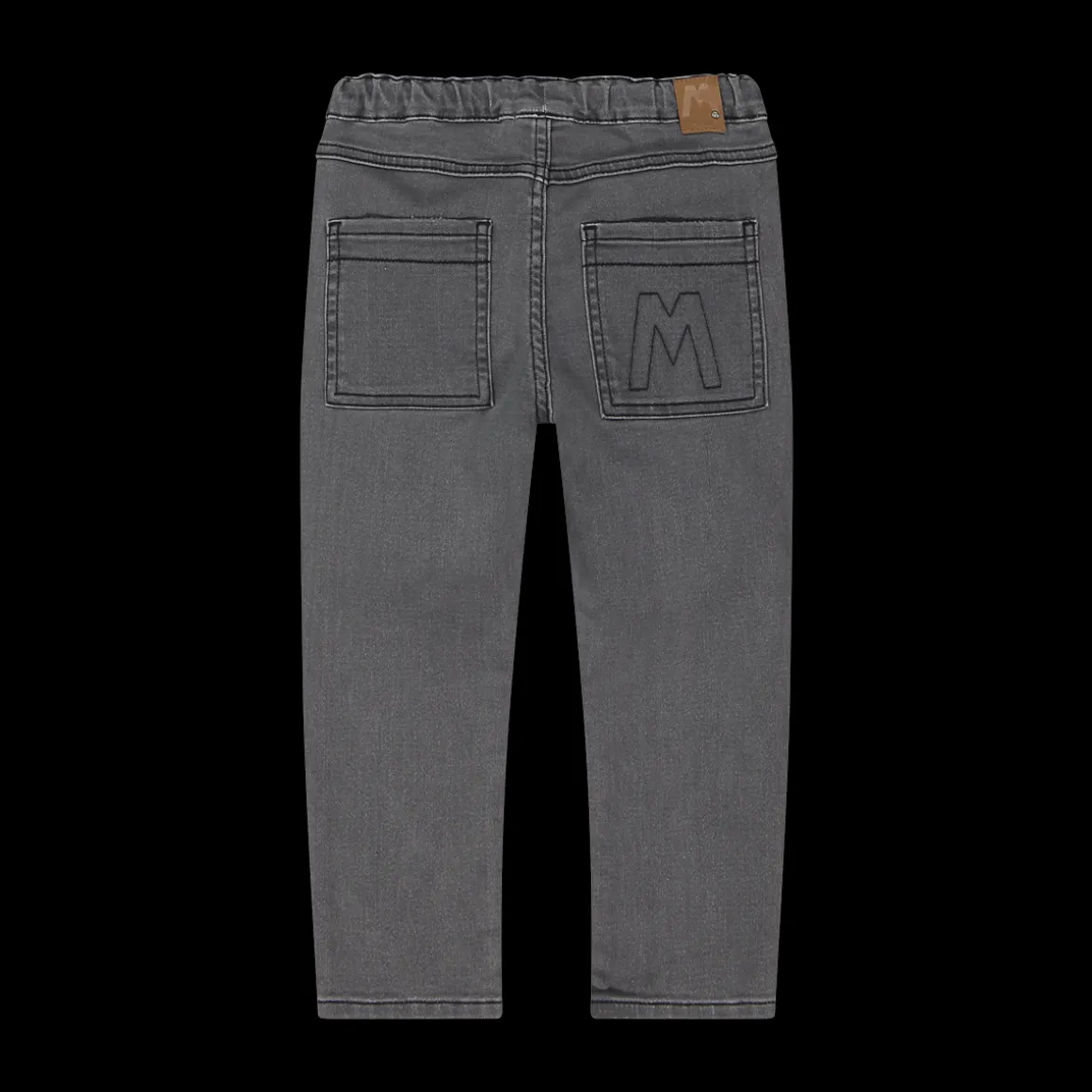 Pantalone con coulisse in felpa denim per ragazzo
