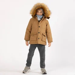 Pantalone con coulisse in felpa denim per ragazzo