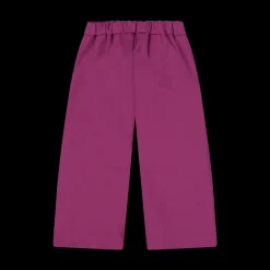 Pantalone cropped in crepe da bambina