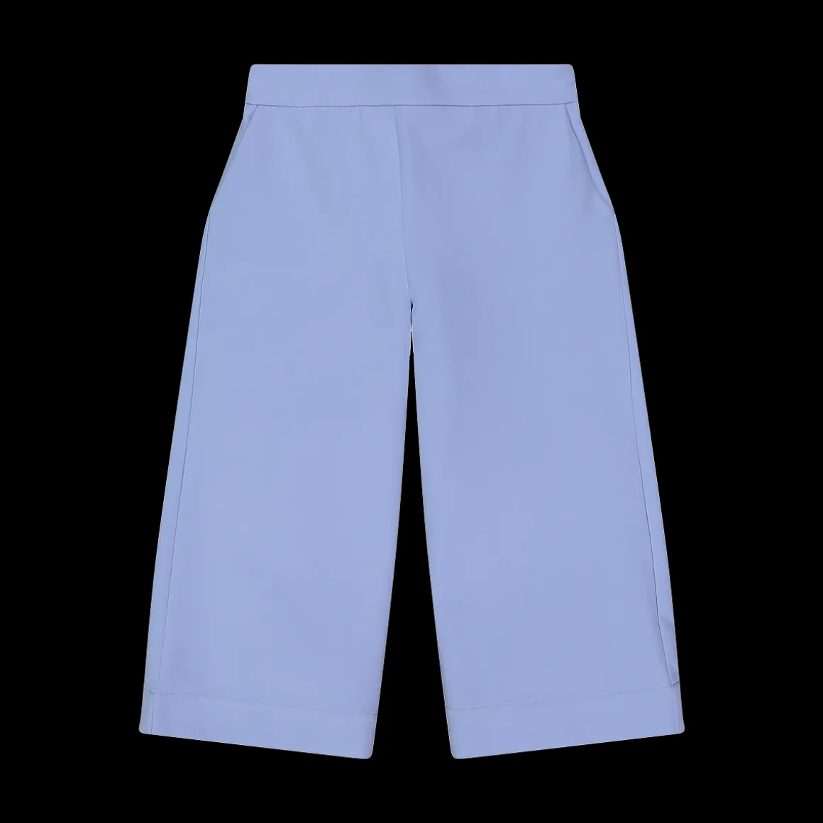 Pantalone cropped in crepe da bambina
