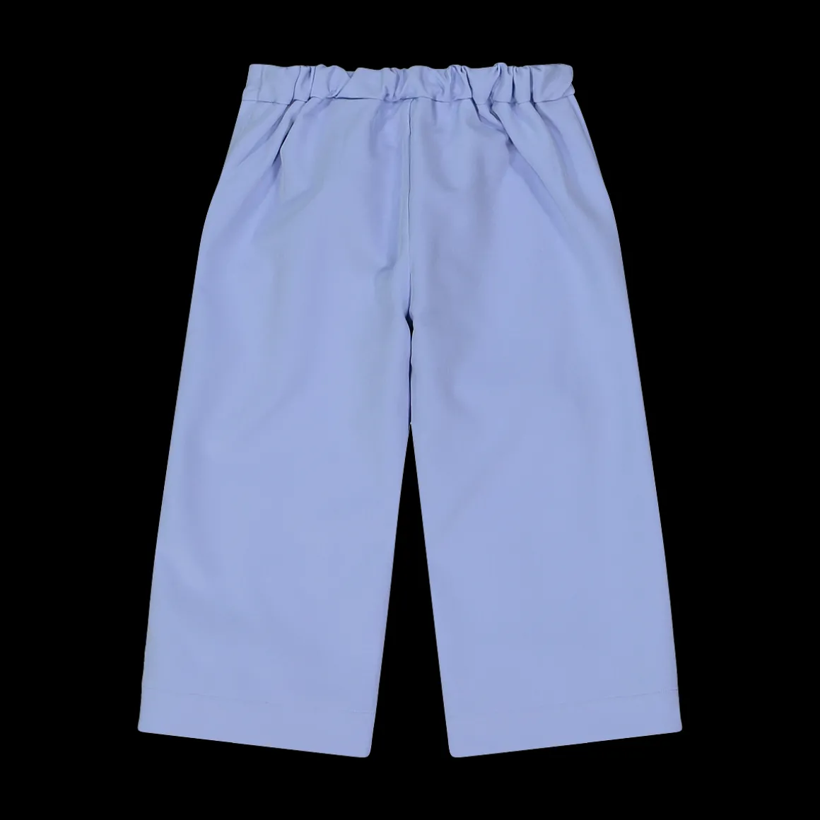 Pantalone cropped in crepe da bambina