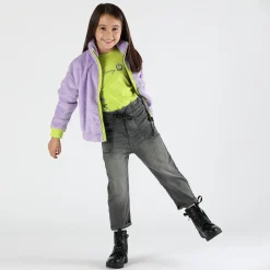 Pantalone da bambina effetto jeans