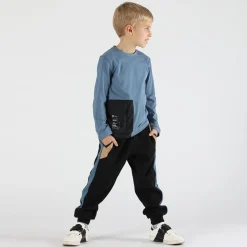 Pantalone da bambino color nocciola