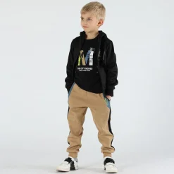 Pantalone da bambino color nocciola