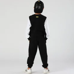 Pantalone da bambino con banda laterale