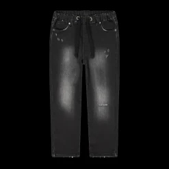 Pantalone da bambino effetto jeans con laccio
