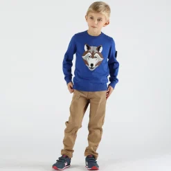 Pantalone da bambino effetto denim