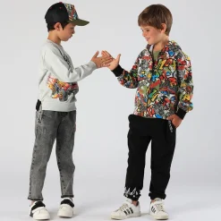 Pantalone da bambino in denim stretch