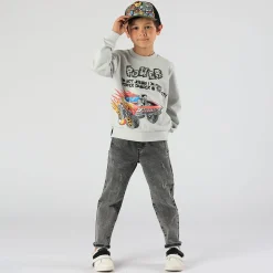 Pantalone da bambino in denim stretch