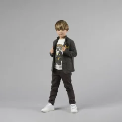 Pantalone da bambino in gabardina elastica