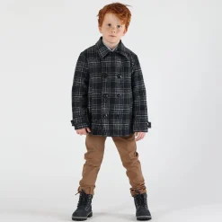 Pantalone da bambino in gabardina elastica