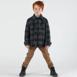 Pantalone da bambino in gabardina elastica
