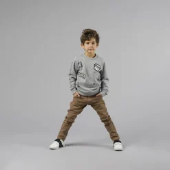 Pantalone da bambino in gabardina elastica
