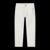 Pantalone in bull denim bianco per bambino