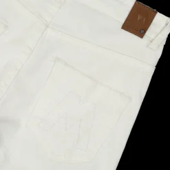 Pantalone in bull denim bianco per bambino