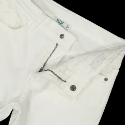 Pantalone in bull denim bianco per bambino