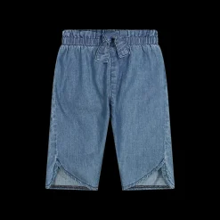 Pantalone in chambray leggero bambina