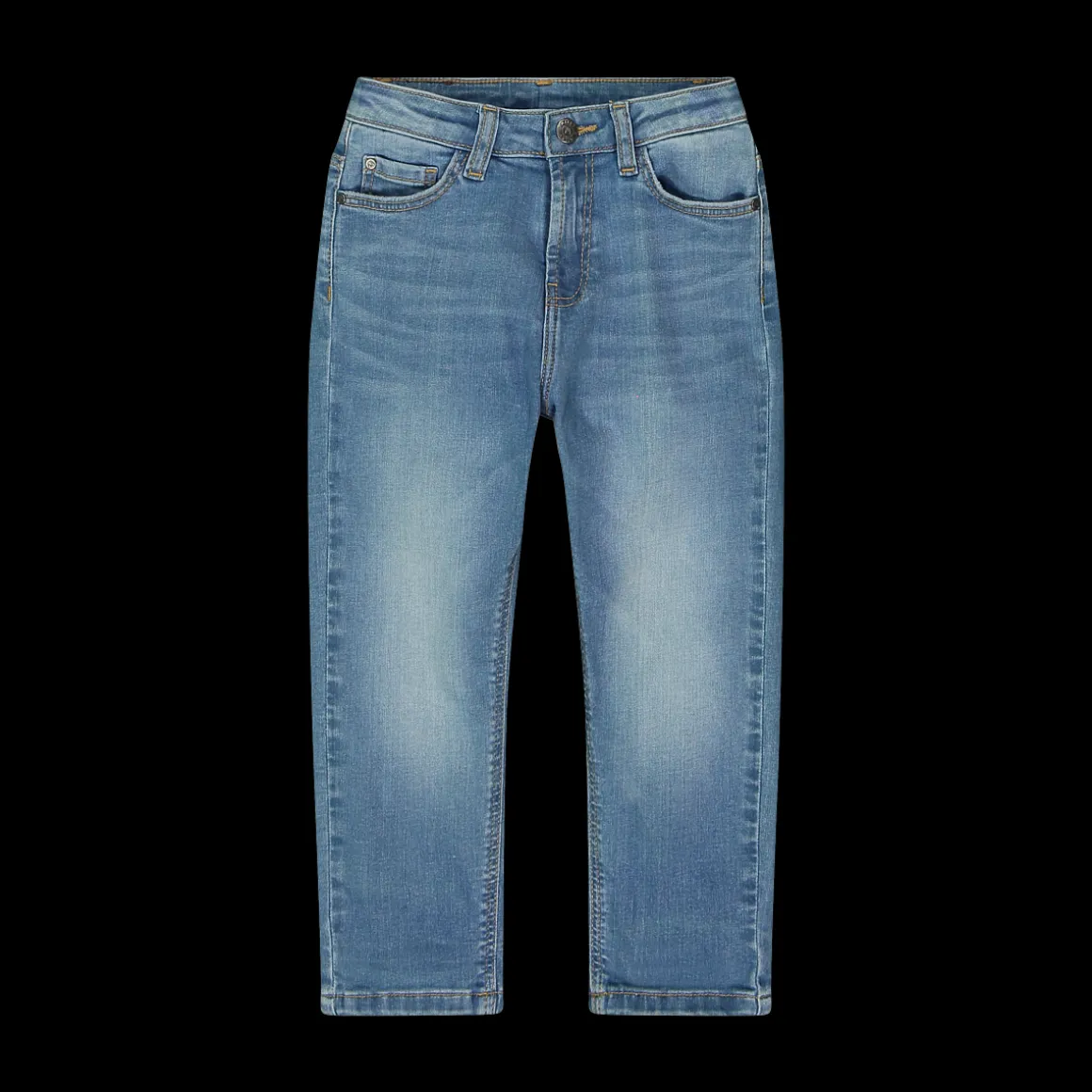Pantalone in denim mom fit da bambina