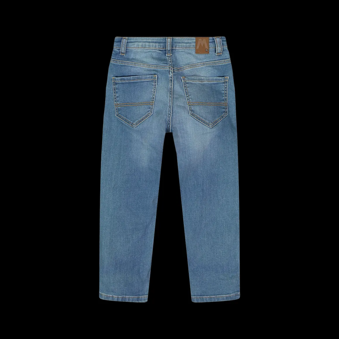 Pantalone in denim mom fit da bambina