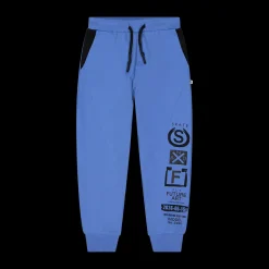 Pantalone in felpa celeste da bambino