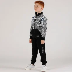 Pantalone in felpa celeste da bambino