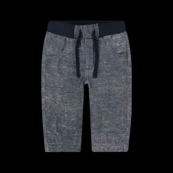 Pantalone in felpa con stampa effetto tessuto per bambino