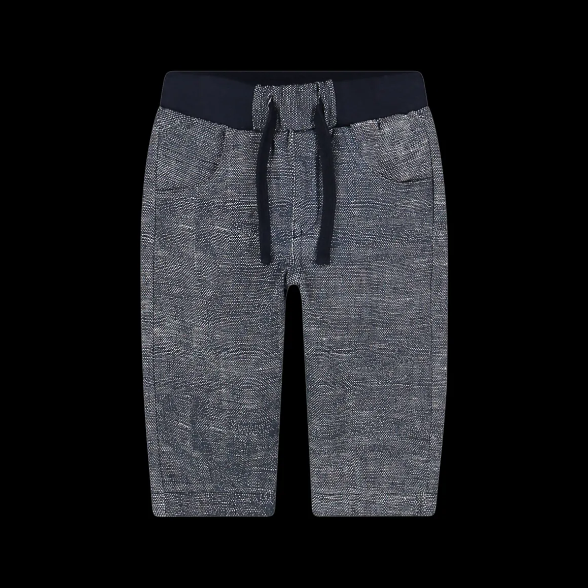 Pantalone in felpa con stampa effetto tessuto per bambino