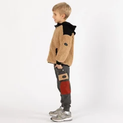 Pantalone in felpa diagonale per ragazzo