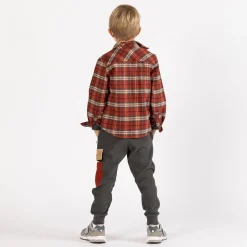 Pantalone in felpa diagonale per ragazzo