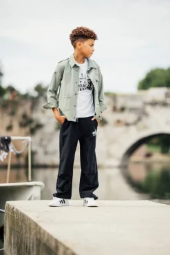 Pantalone in felpa diagonale per bambino