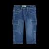 Pantalone in felpa effetto denim per bambino