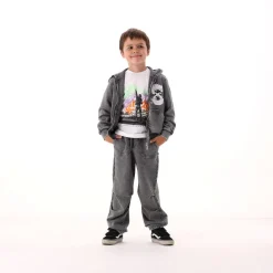 Pantalone in felpa slavata per bambino
