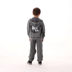 Pantalone in felpa slavata per bambino