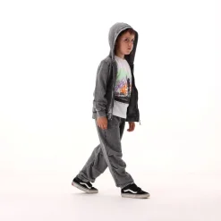 Pantalone in felpa slavata per bambino