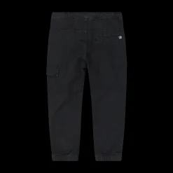 Pantalone in gabardina smerigliata per ragazzo