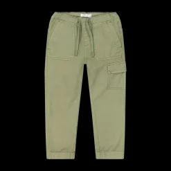 Pantalone in gabardina smerigliata per ragazzo