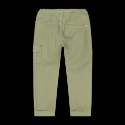 Pantalone in gabardina smerigliata per ragazzo