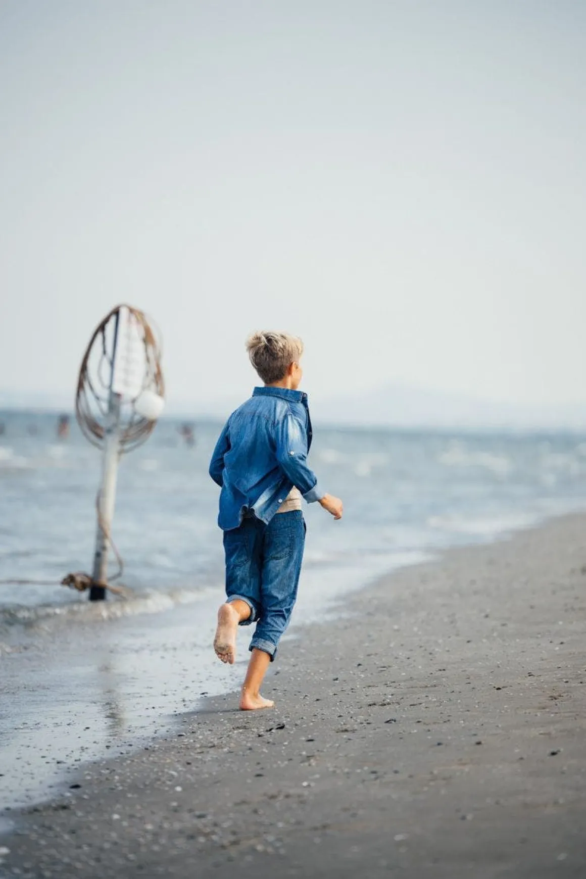 Pantalone in jeans leggero per bambino