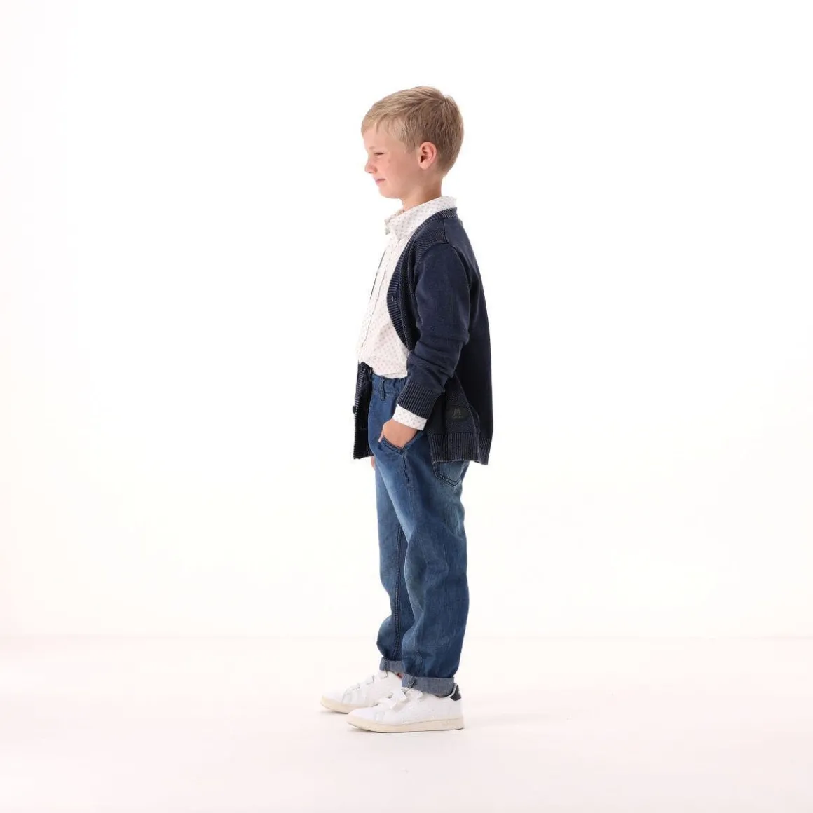 Pantalone in jeans leggero per bambino