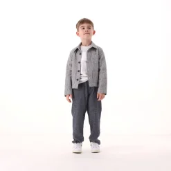 Pantalone in misto lino per bambino