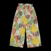 Pantalone in mussola stampata per bambina