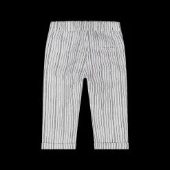 Pantalone in tessuto misto lino stampato bambino
