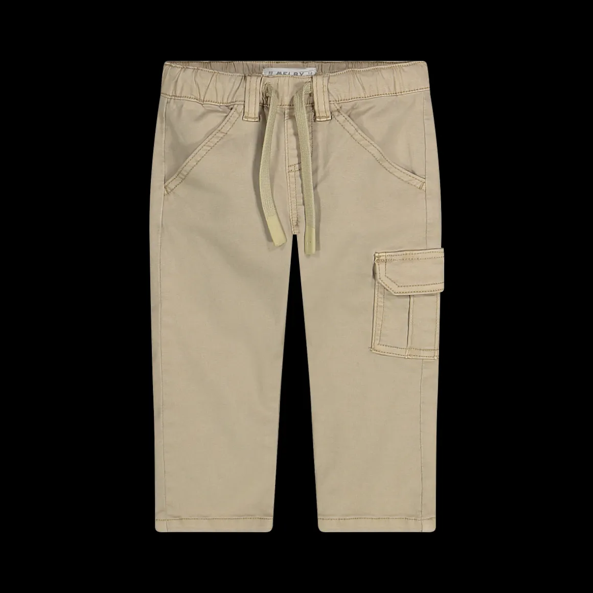 Pantalone in tessuto operato per bambino