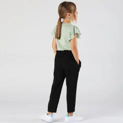 Pantalone in twill da bambina