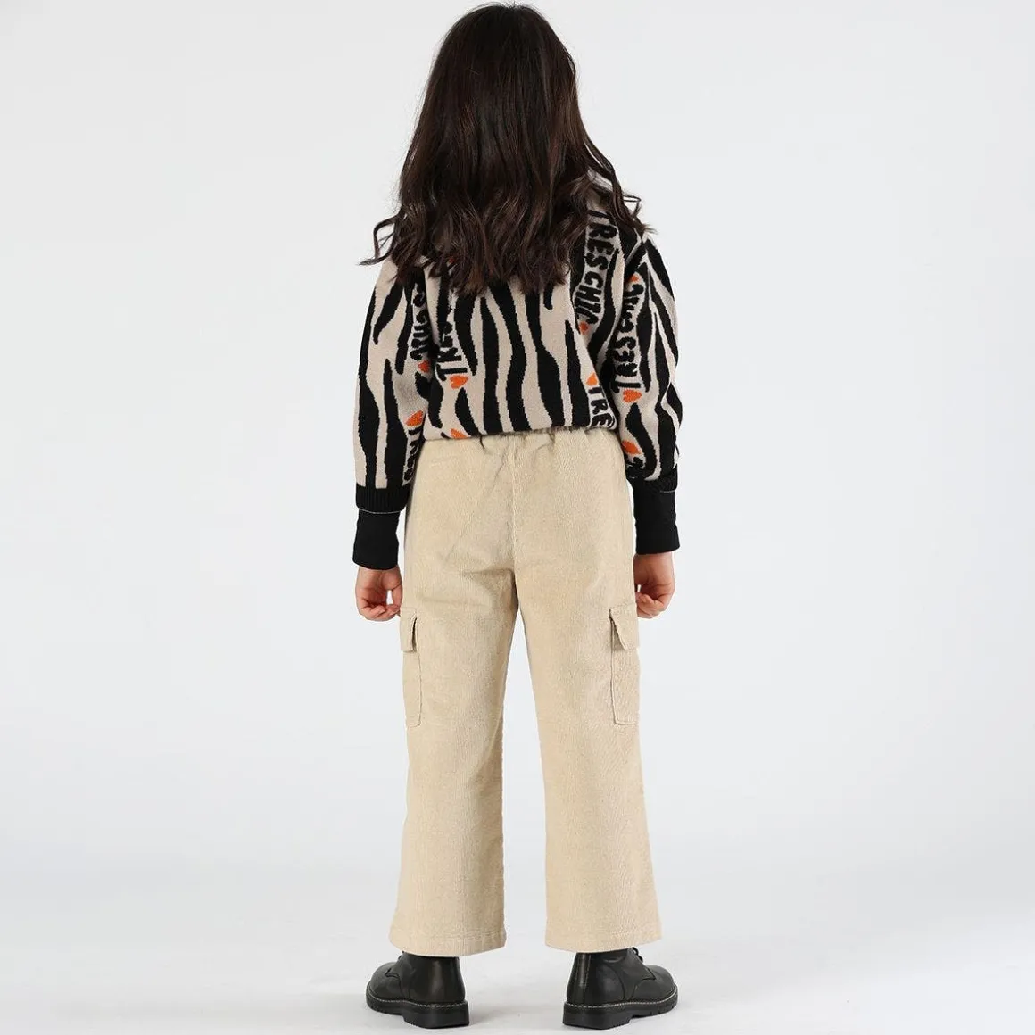 Pantalone in velluto a coste bambina