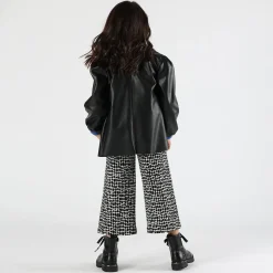 Pantalone jacquard da bambina