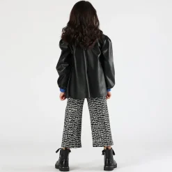 Pantalone jacquard da bambina
