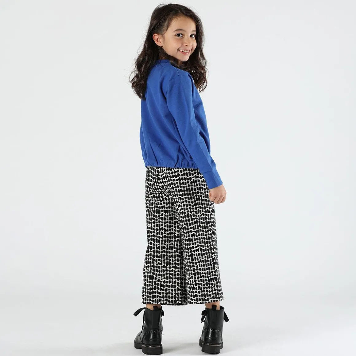 Pantalone jacquard da bambina