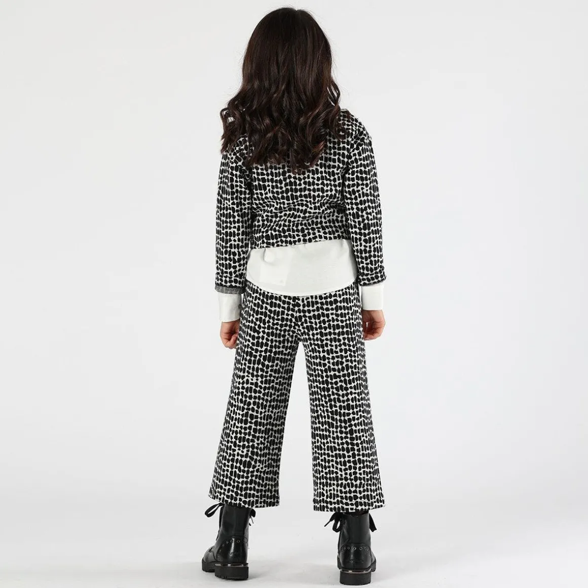 Pantalone jacquard da bambina